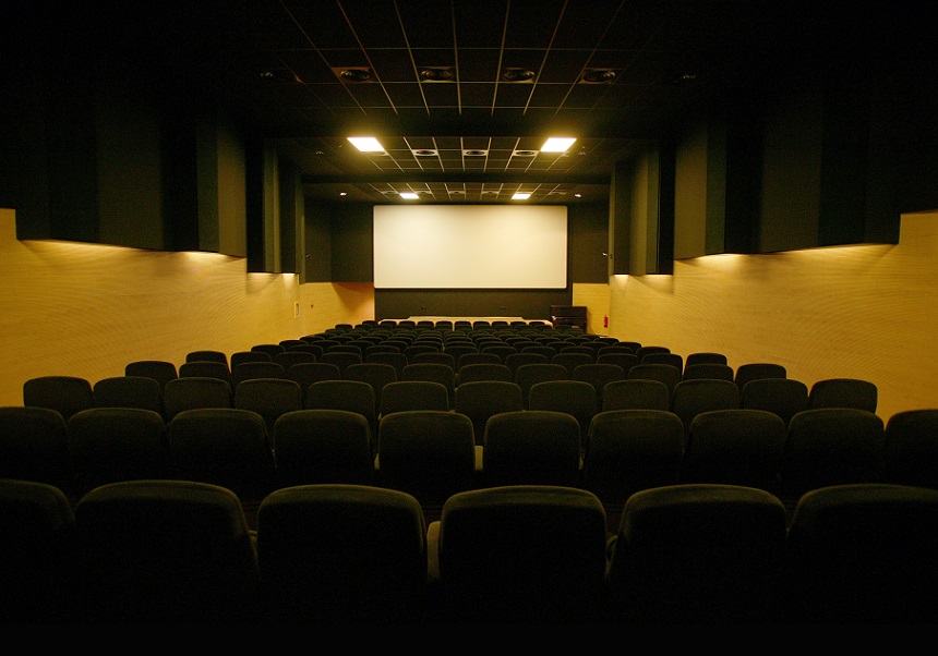 Fotografia de Juan Carbonell. Sala d'actes.