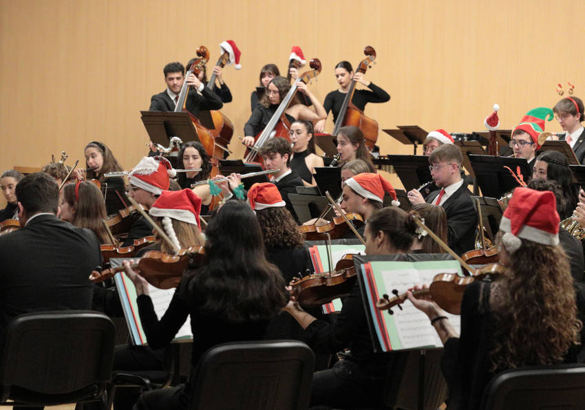 event image:Imagen gráfica de los Conciertos de Navidad de la Universitat de València 2025.