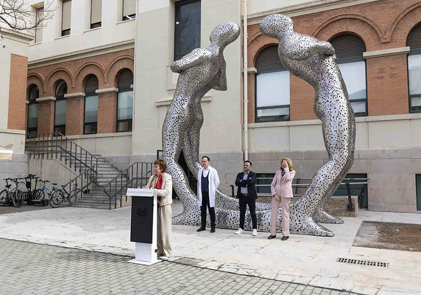 Inauguración de la escultura