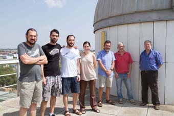 Investigadors de la Universitat en la Col·laboració Virgo.