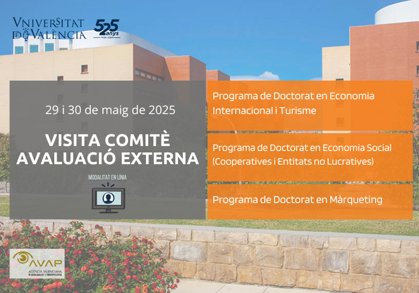 La Universitat de València rep la visita del comité d'avaluació externa de AVAP