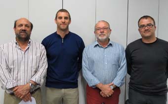 Vicente Añó Sanz, David Parra Camacho, Daniel Ayora Pérez and Ferran Calabuig Moreno.