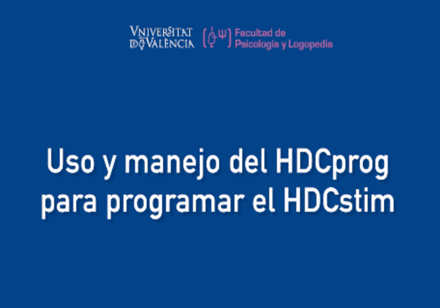 tDCS Use and handling HDCprog