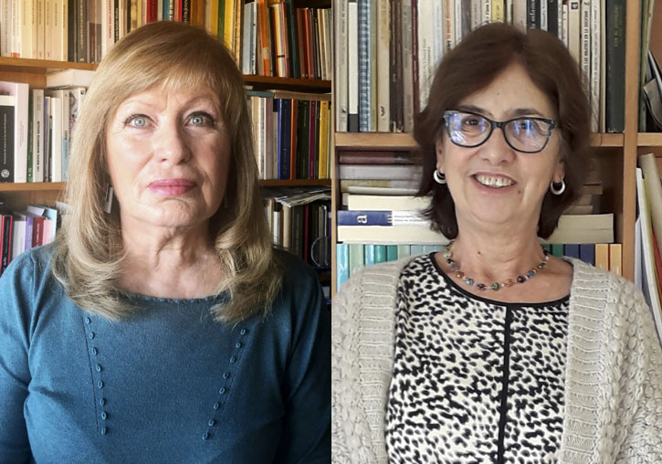 Ana Aguado (left) and Luz Sanfeliu, members of the University Institute of Women’s Studies and the Prometheus Excellence Research Group GEHTYD.