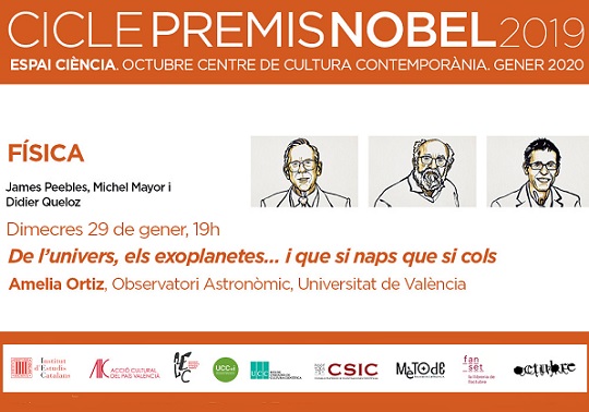 Premios Nobel James Peebles, Michel Mayor y Didier Queloz
