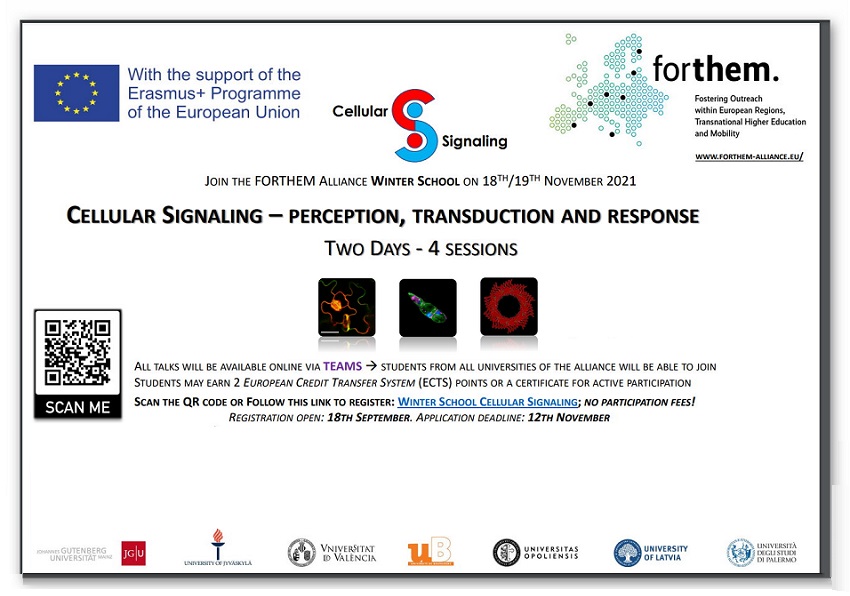 Winter School FORTHEM Cell Signalling