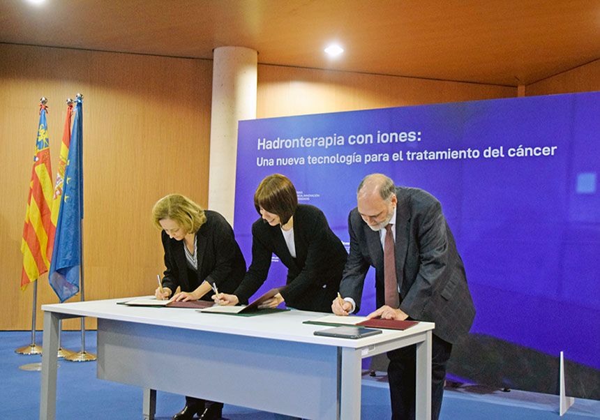 Eloisa del Pino, Diana Morant y Carlos Hermenegildo