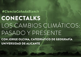 Cartell ConecTalks sobre la conferència de Jorge Olcina