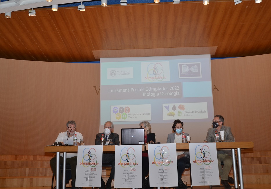 Entrega de premios de las Olimpiadas de Biología y Geología UV 2022