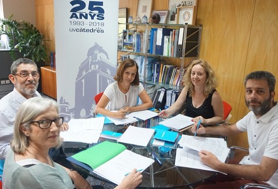 Reunió de la comissió mixta.