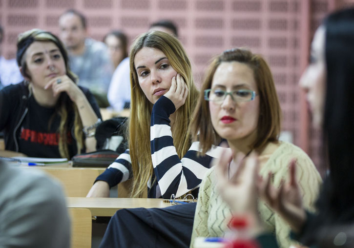 Estudiantes de la Universitat de València.