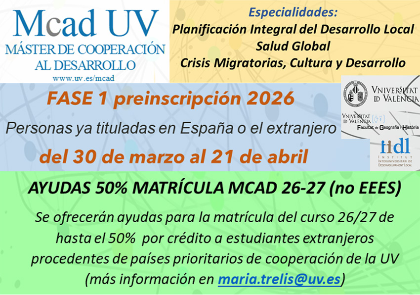 Imagen del evento:cartel MCAD