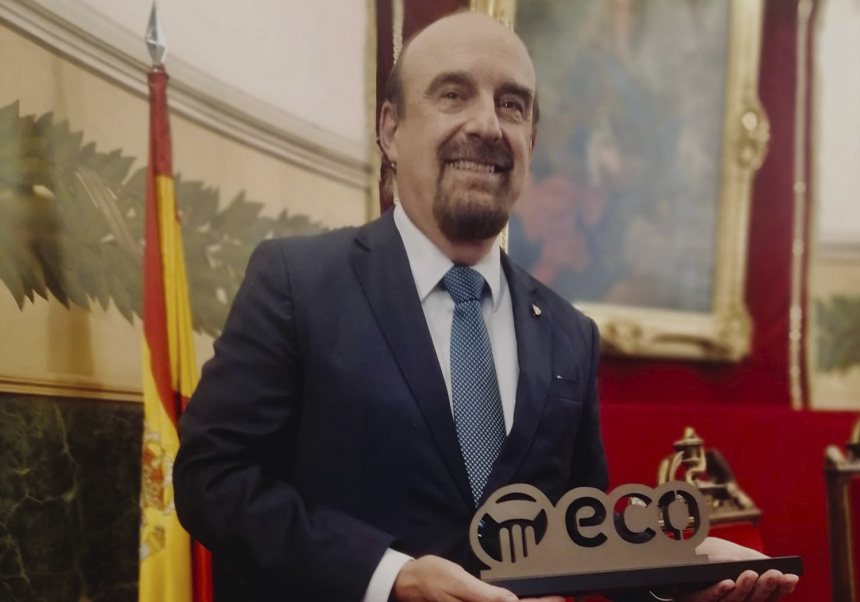 Marin Moreno rebent el premi
