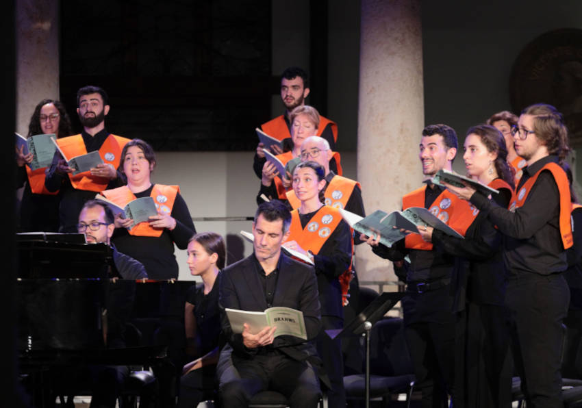 Membres de l'OUV en el concert de Serenates 2023.