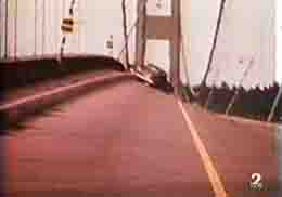 Video de la destrucción del puente de Tacoma Narrows