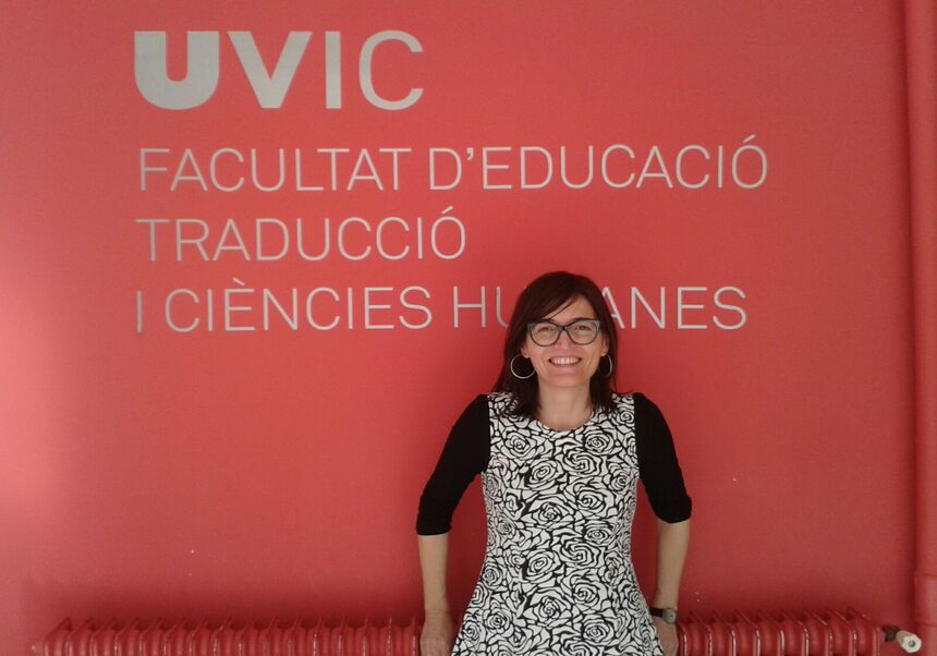 Alícia Santolària imparteix un seminari sobre alfabetització inicial en la Universitat de Vic