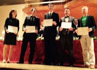 Imatge d'alguns dels premiats.