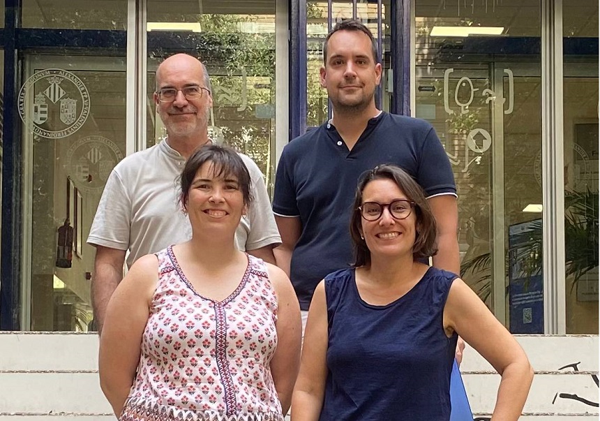 D’esquerra a dreta i de dalt a baix: Enrique Lanuza Navarro, José V. Torres Pérez, María Abellán Álvaro i Carmen Agustín Pavón.
