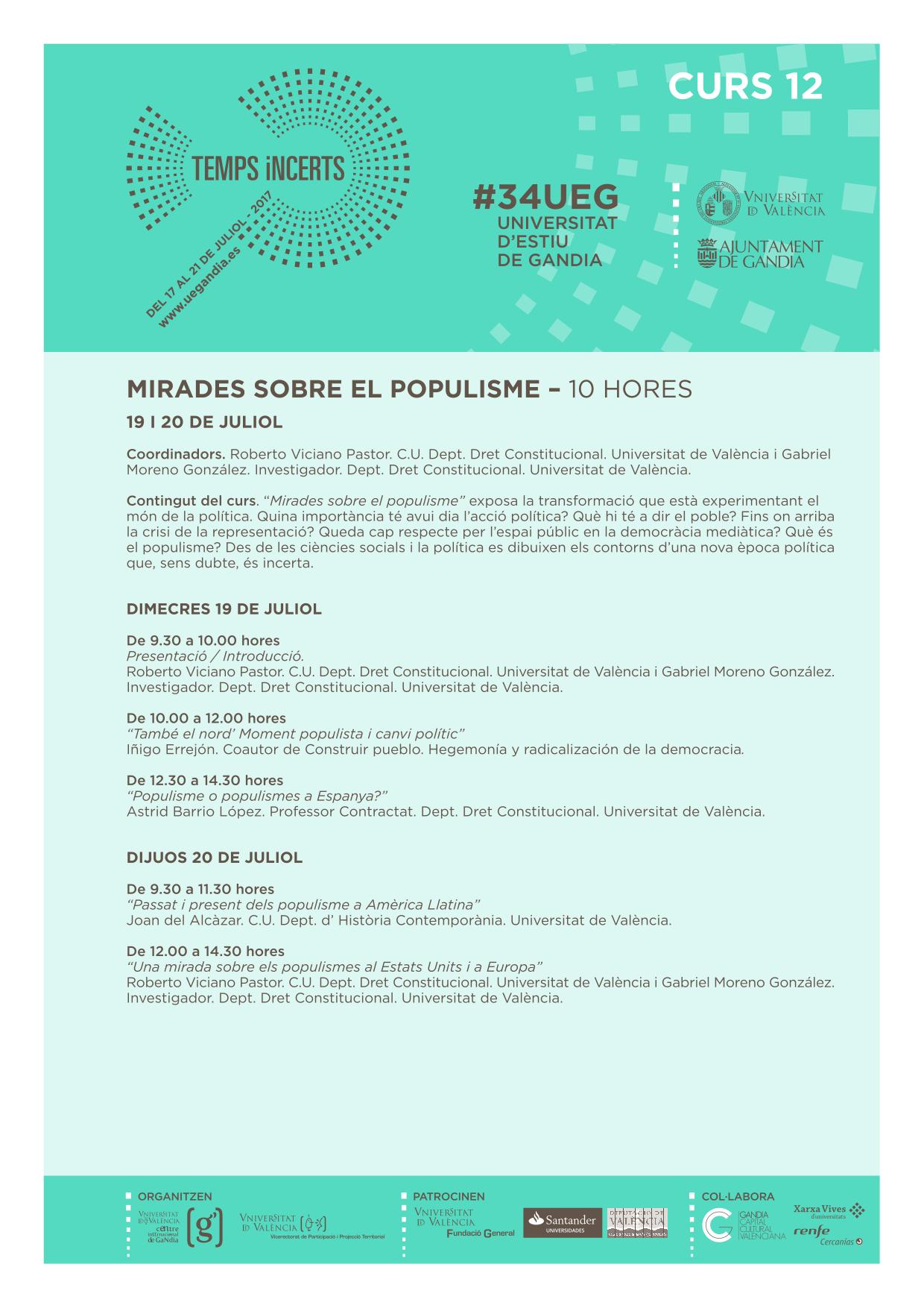 Cartell del curs