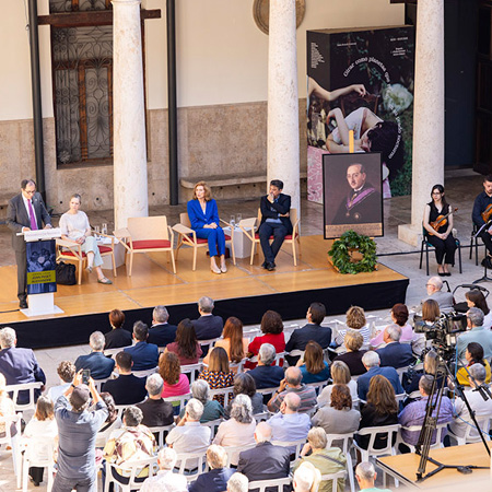 Acto de homenaje al rector Peset Aleixandre