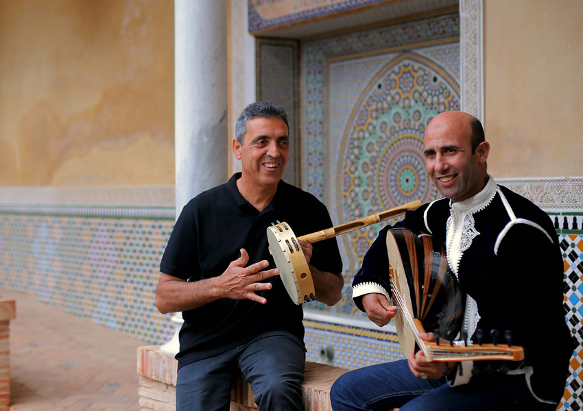 Pep Botifarra. Ahmed Touzani. Serenates 2019. Concert. 06/07/2019. Pl. del Patriarca. 20.00h