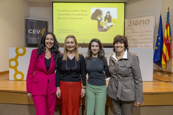 D'esquerra a dreta: Marta Torres, Eva Blasco, Pilar Jasmine Brooks i Carmen Sánchez