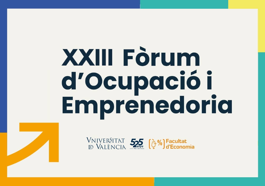 Foro de Empleo de la Facultat d'Economia de la Universitat de València.