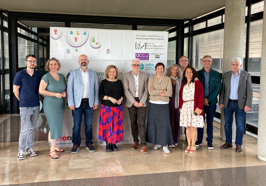 Professorat de la Universitat de València, de la Universitat Jaume I i de l’Euro-Mediterranean University of Fes involucrat en el projecte Micromón-Tiny Earth@Universitat de València.