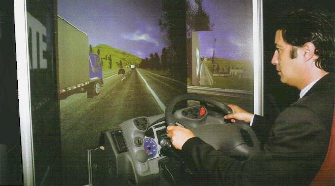 Conducción a Través De Un Simulador Imagen de archivo - Imagen de  seguridad, escuela: 118898629