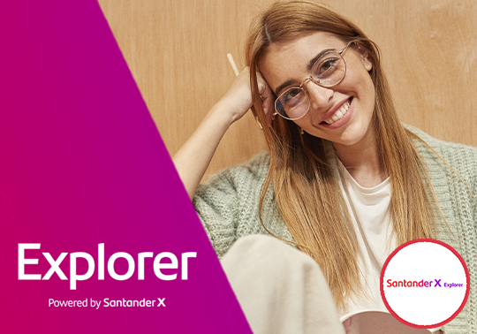 El Vicerectorat d'Ocupació i Programes Formatius convoca una nova edició del programa Santander X Explorer a la Universitat de València per a donar suport a persones emprenedores.