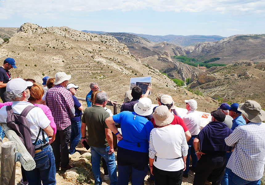 Visita al Parque Geológico de Aliaga