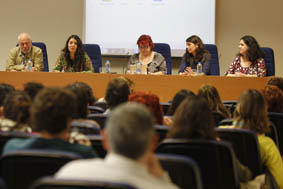 Un momento de la jornada de este jueves. FOTO: Miguel Lorenzo.