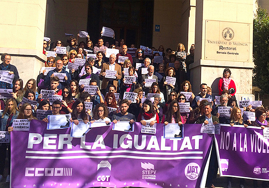 Concentration against gender violence