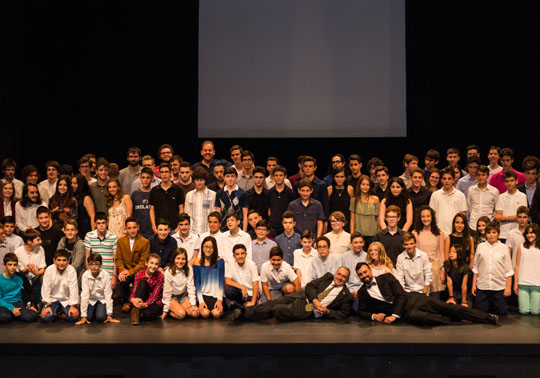 Participants en l'acte d'inauguració del curs d'Estalmat.