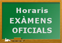 imatge horaris exàmens