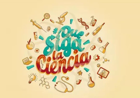 Logo de la campanya 'Que viva la ciencia'