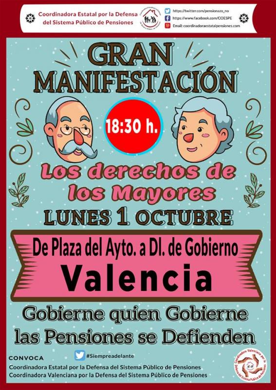 1 Octubre Manifestación