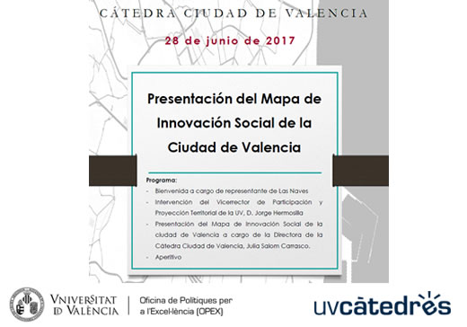 The City of Valencia Chair presents the social innovation map