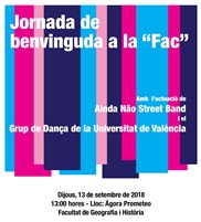 Jornada de Bienvenida en la Facultat de Geografia i Història