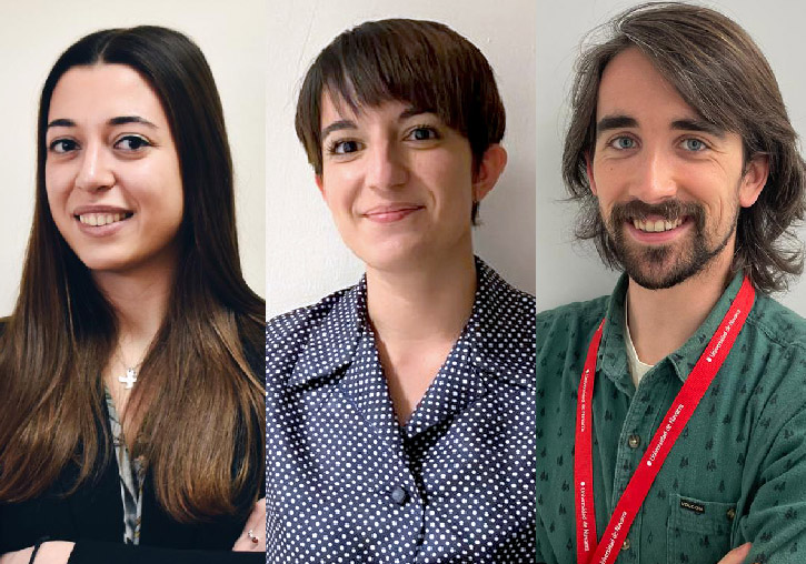 (From left to right): María Cholví Simó, Irene Santos Martínez and Lluís Pascual Masià.