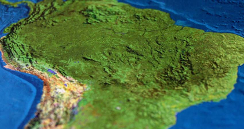 Mapa de sudamérica