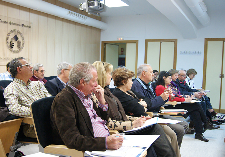 Classe de La Nau Gran abans de la Covid-19.