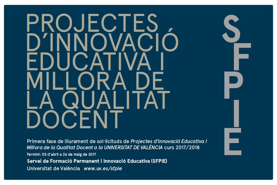 Convocatoria Innovacio UV 2017/18