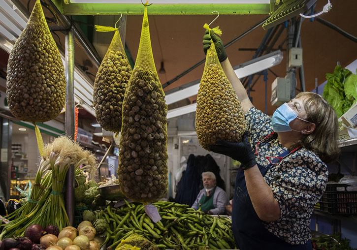 Imatge d'un mercat.