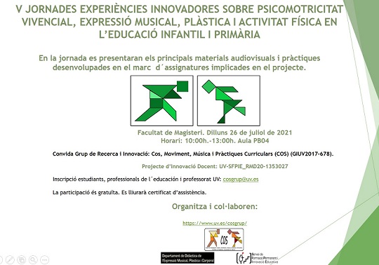 Invitació Jornada de divulgación Projecte d´innovació