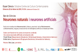 Bar de Ciències: Neuronas naturales y neuronas artificiales
