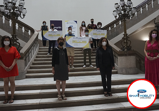 Ford Fund and the Universitat de València present the prizes to the winning teams of the smart and sustainable mobility contest #SmartMobilityChallenge