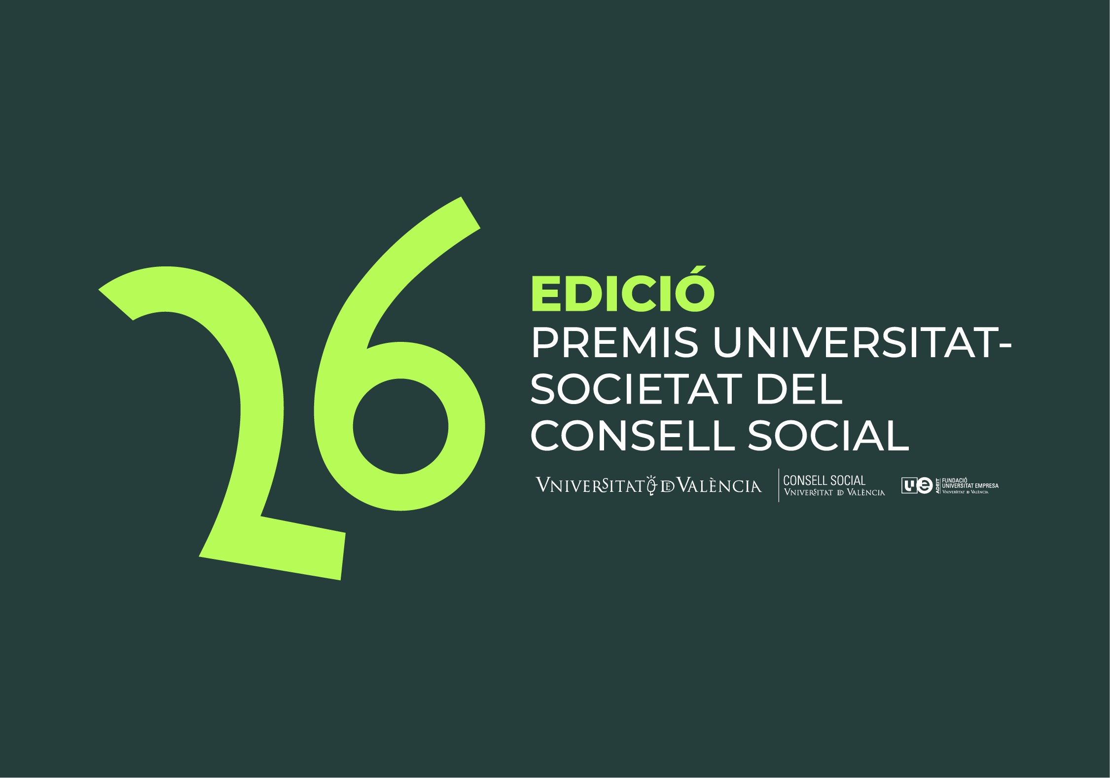 XXVI edició Premis Universitat-Societat