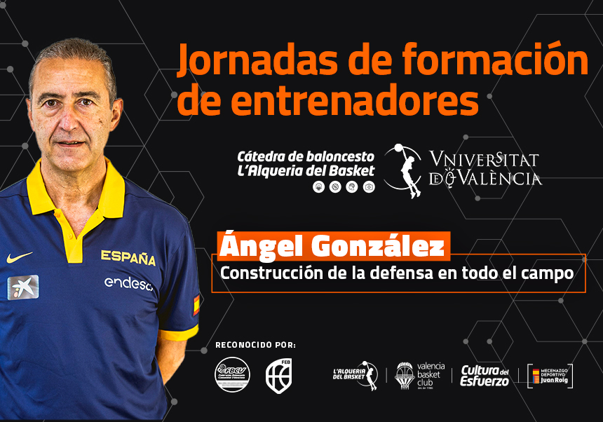 Poster of the event with Ángel González Jareño