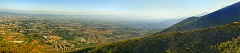 La Vall d'Albaida desde la Umbría del Benicadell (Foto: M. Francés)